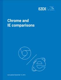Chrome and IE comparisons
